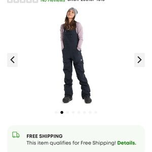 Burton Avalon women’s bibs gore Tex xl NEW WITH TAG